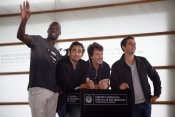 Argazki historikoak - Omar Sy, Olivier Nakache, Fran�ois Cluzet y Eric Toledano, 2011