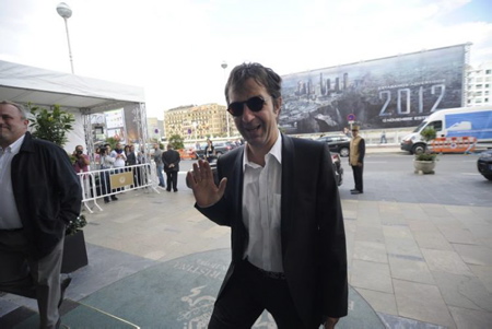 Director Atom Egoyan arriving to the Mar�a Cristina Hotel