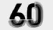 A moving number 60 celebrates the 60th San Sebastian Festival from its poster