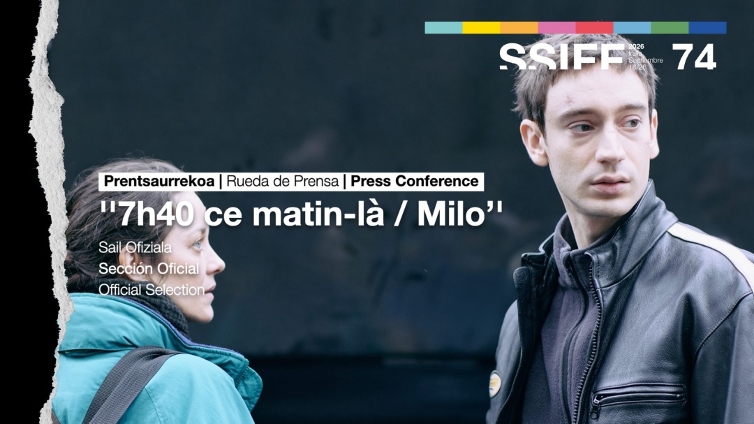 Rueda de prensa ''7h40 ce matin-là / Milo''
